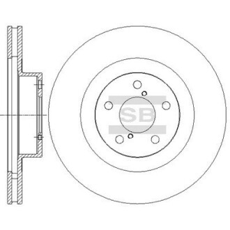 Тормозной диск передний Hi-Q SD4701