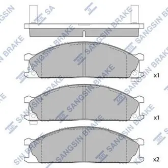 Колодки гальмівні дискові Hi-Q SP1140