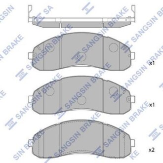 Гальмівні колодки Hi-Q SP1148