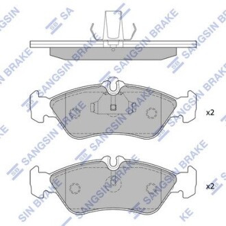 Комплект тормозных колодок Hi-Q SP1274A