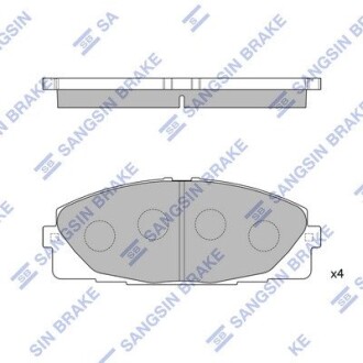 Колодки тормозные дисковые Hi-Q SP1376