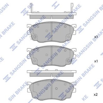 Тормозные колодки дисковые передние Hi-Q SP1529