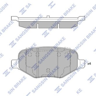 Кт. Гальмiвнi колодки Hi-Q SP1621