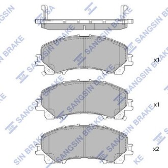 Тормозные колодки Hi-Q SP1714