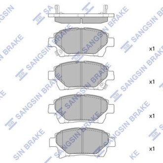 Колодки тормозные дисковые Hi-Q SP1718