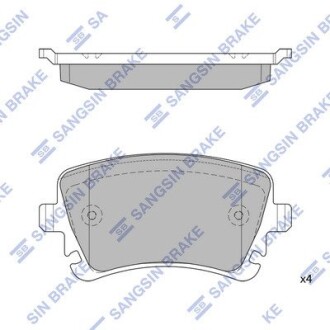 Комплект гальмівних колодок Hi-Q SP2112-R