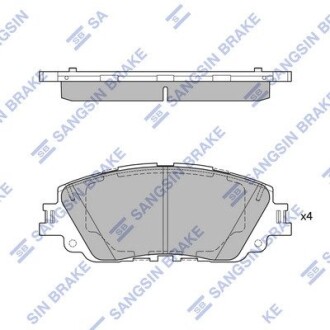 Тормозные колодки Hi-Q SP4275