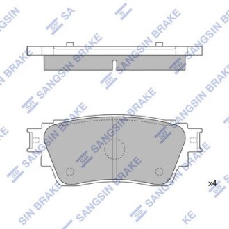 Гальмівні колодки Hi-Q SP4350