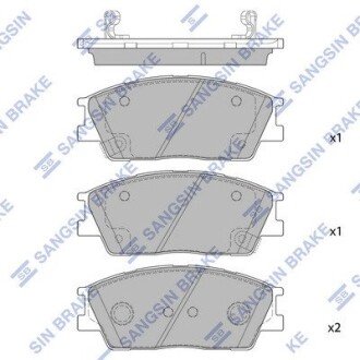 Колодки дискового тормоза Hi-Q SP4372