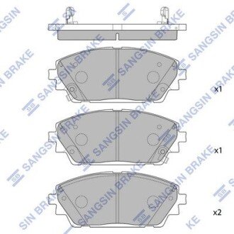 Колодки тормозные Hi-Q SP4381