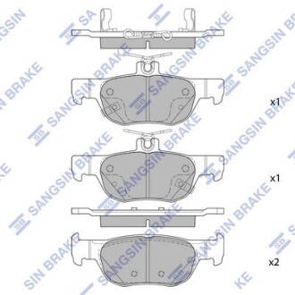 Колодки тормозные Hi-Q SP4382