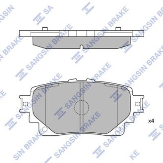 Гальмівні колодки Hi-Q SP4449