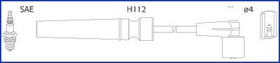 Hitachi chevrolet к-кт высоковольтных проводов aveo,lacetti,daewoo nubira 1.4/1.6 97- HITACHI/HUCO 134236