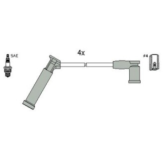 Высоковольтные провода HITACHI/HUCO 134677