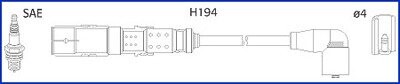 Комплект кабелів запалювання HITACHI/HUCO 134792