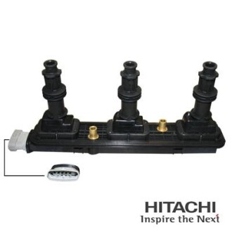 Катушка запалювання opel vectra "2.6-3.2 HITACHI/HUCO 2503856