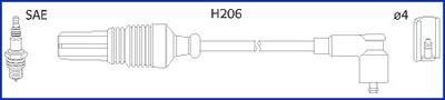 HITACHI CITROEN К-кт высоковольтных проводов Berlingo,C3,ZX,Peugeot 206,Partner 1.1/1.6 HITACHI/HUCO 134497