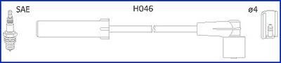 Lada к-т высоковольтных проводов kalina,niva 1.6/1.7 98- HITACHI/HUCO 134979 (фото 1)