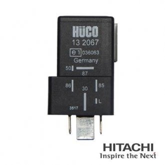 Hitachi ford реле свечей накала escort, fiesta 89- 1.8d HITACHI/HUCO 2502067