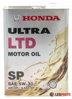 Масло моторное Ultra LTD API SP/GF-6 5W30 (4л) HONDA 0822899974