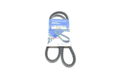 Ремінь генератора VW T4 1.9/2.4D/2.5 79-92 (10x1075) HUTCHINSON AV 10 LA 1075