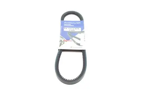 Ремінь генератора Hyundai Accent/Lantra 90-00/Kia Cerato/Rio 1.6 09- (13x675) HUTCHINSON AV 13 LA 675
