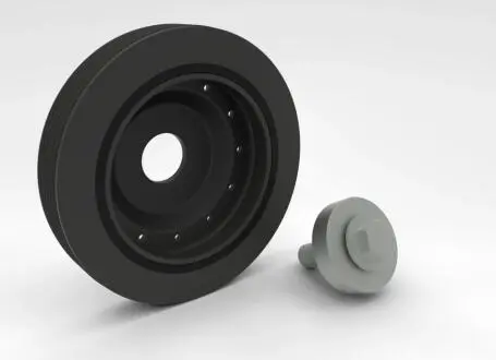 Шків колінвалу Renault Megane/Kangoo 1.6 16V 97- (з болтом) HUTCHINSON DP125S