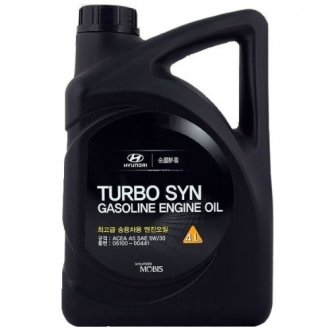 Масло моторное Turbo SYN Gasoline 5W-30, 4л Hyundai-KIA 05100-00441 (фото 1)