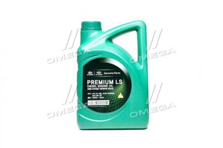 Масло двс 5w-30 4 л premium ls diesel п/с ch-4 mobis Hyundai-KIA 05200-00411