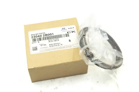 Оригинальный комплект поршневых колец на двигатель 1.6 (G4FC, G4FG), 1.4 (G4FA) Hyundai-KIA 230402B001