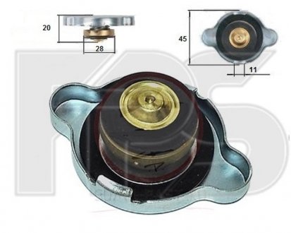 Крышка радиатора Hyundai-KIA 253302E000 (фото 1)