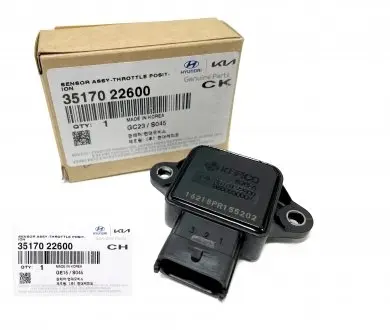 Датчик положения дроссельной заслонки 1.3i g4ea,2.0 mpi g4gc,1.6 mpi g4ed,1.8 mpi g4gb,2.0i g4ka Hyundai-KIA 3517022600