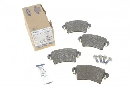Колодки тормозные ICER 141511-703