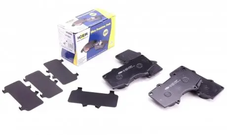 Гальмівні колодки передні ICER 181665