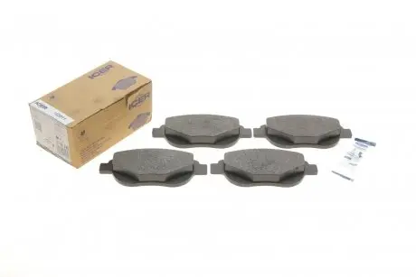 Тормозные колодки передние Citroen C3 09-/C4 04-12/Peugeot 207 07-/307 03-12/1007 05- ICER 182011