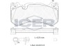 Колодки гальмівні (передні) Audi A6 4.0/5.0 08-18/A7 4.0 13-18 (Brembo) (з датчиком) ICER 182079-203 (фото 1)