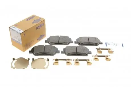 Тормозные колодки передние Hyundai Santa Fe 18-20 ICER 182441