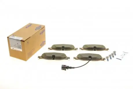 Тормозные колодки передние Audi Q2L e-Tron 19-/VW Golf VII e-golf 14-21 (+датчик) ICER EV2111