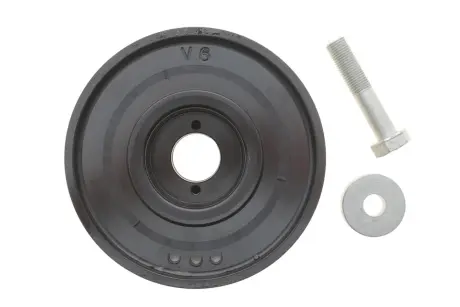 Шків колінвалу + шків генератора Citroen Berlingo/Jumpy/Peugeot Expert 1.9D/2.0HDI 98- (6PK) (з болтами) IJS GROUP 17-1085SET