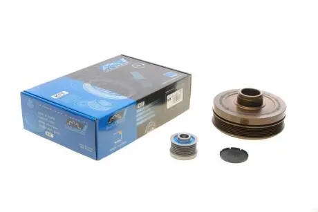 Шків колінчастого валу + шків генератора BMW 3 (F30/F80)/5 (F10)/X3 (F25)/X4 (F26) 13-18 B47/N47 IJS GROUP 17-1324KIT