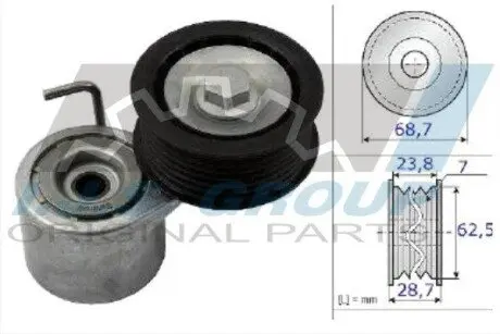 Натяжник ременя генератора Audi A4/A5/A6/A7/A8/Q5/Q7 3.0TFSI 08- IJS GROUP 93-2459