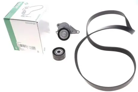 Комплект приводного (генератора) ременя 2.3 dCI 7PK1675 INA 529 0355 10