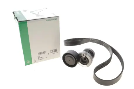 Комплект ременя генератора Renault Kangoo 1.5 dCi 17- (6PK1165), K9K/OM608.915 INA 529 0590 10