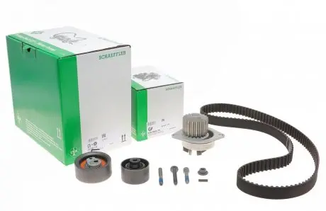 Ременной комплект грм с помпой INA 530023730