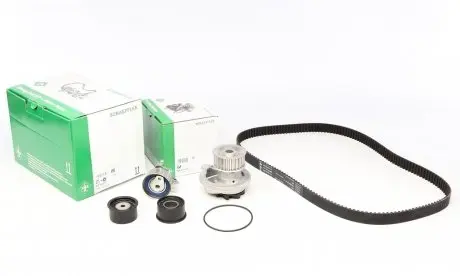 Комплект ремня ГРМ (ролики, ремень, помпа) INA 530 0358 31