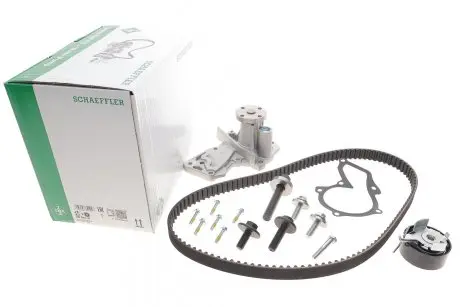 Ременной комплект грм с помпой INA 530049530