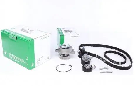 Ременной комплект ГРМ с помпой INA 530053830