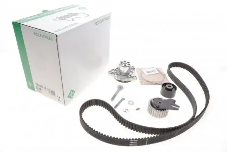 Ременной комплект грм с помпой INA 530056230