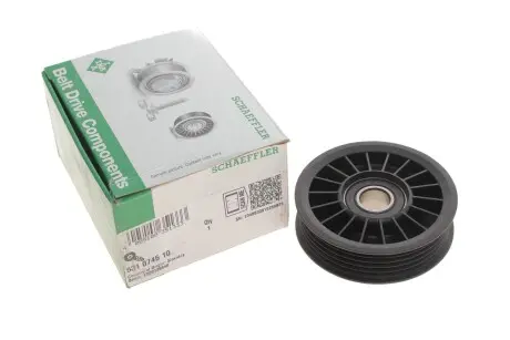 Ролик ремня генератора 1.9 TDI (AHH) Passat B5/A4/A6 97- (направ) INA 531 0745 10