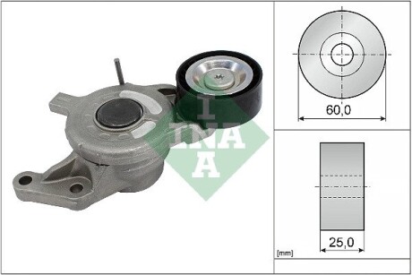 Натяжитель ремня генератора Citroen Jumpy/Peugeot Expert 2.0HDi 16- INA 534 0657 10 (фото 1)